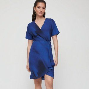 Babaton Wallace Wrap Dress Sz S